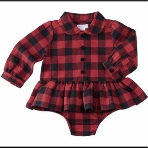 Mud pie buffalo plaid dress